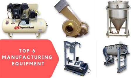types of industrial equipment